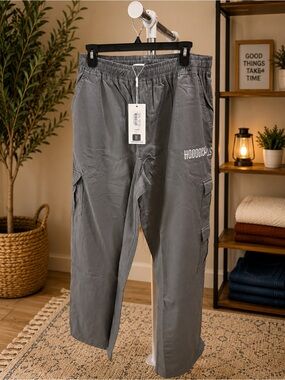 Hoodrich Gray Men's Cargo Pants